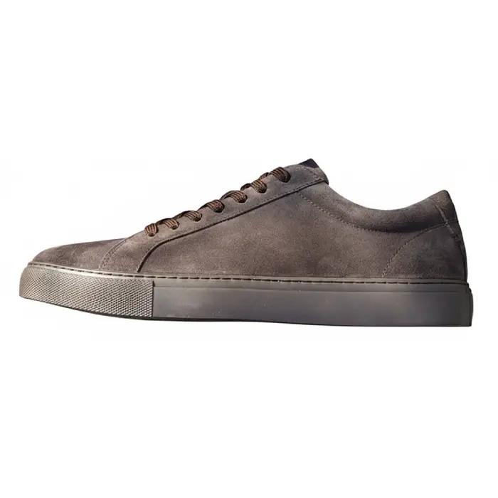 Mocassins en daim pour hommes, style décontracté, en cuir véritable, durables, pour le skateboard et la marche en extérieur