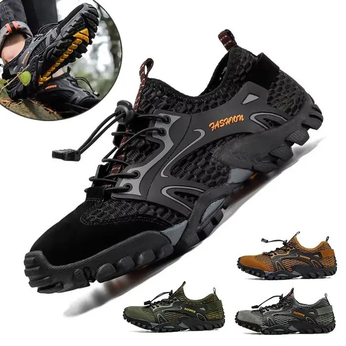 Chaussures d'eau RUNPLAY respirantes pour hommes, baskets de randonnée, escalade, pêche, navigation fluviale, grandes tailles