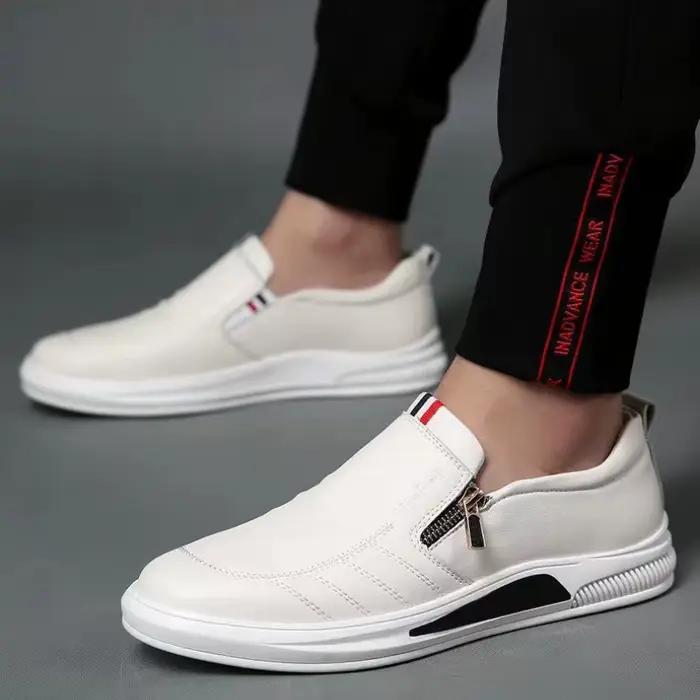 Hommes chaussure hommes mocassins tendance polyvalent respirant en cuir chaussure semelles souples chaussures décontractées hommes baskets Sapato Para Hombre Zapto appartements