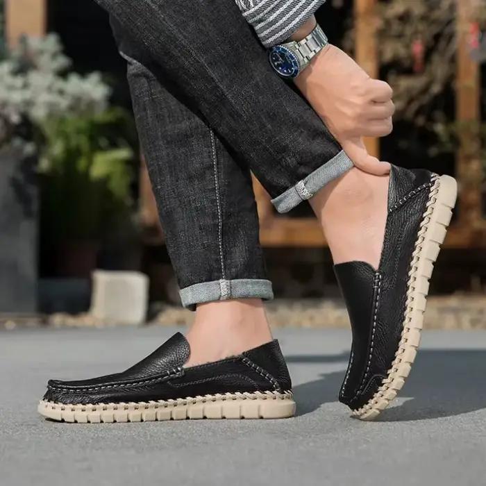 Nouvelles chaussures en cuir pour hommes