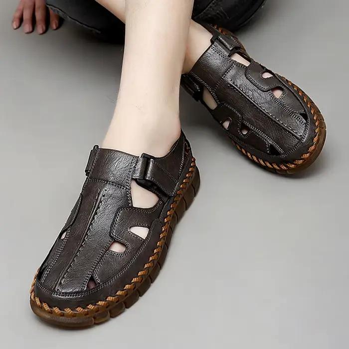Sandales pour hommes confortables chaussures d'été respirantes