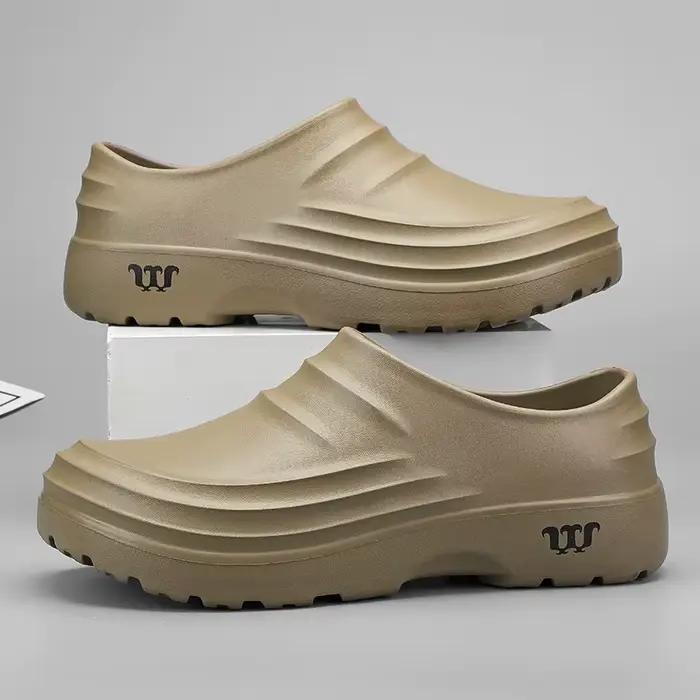 Sandales antidérapantes homme classiques pour extérieur imperméables et confortables pointure 36 à 48 pour travaux et loisirs