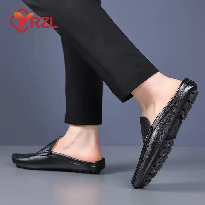 Mocassins Blancs Faits à la Main pour Homme