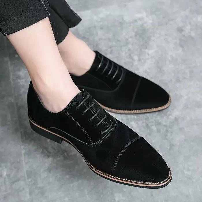 Oxfords – chaussures habillées de luxe à lacets pour homme