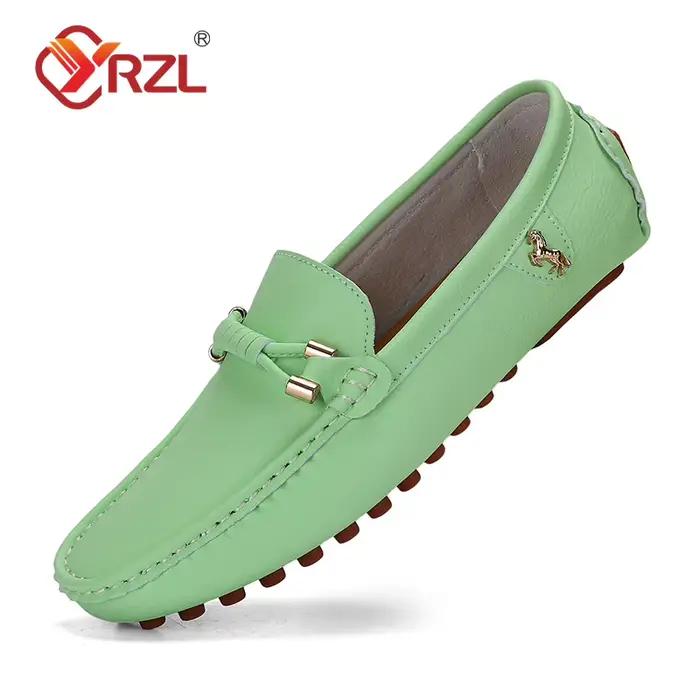 YRZL mocassins pour hommes 2024 nouveaux mocassins faits à la main chaussures plates pour homme chaussures en cuir décontractées luxe confortable hommes mocassins taille 48 chaussures pour hommes