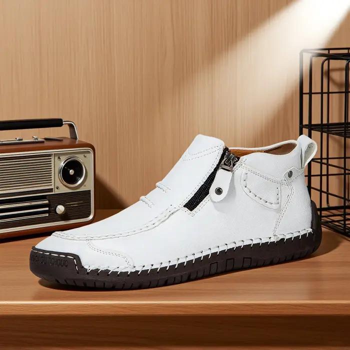 Chaussures classiques en cuir faites à la main pour hommes