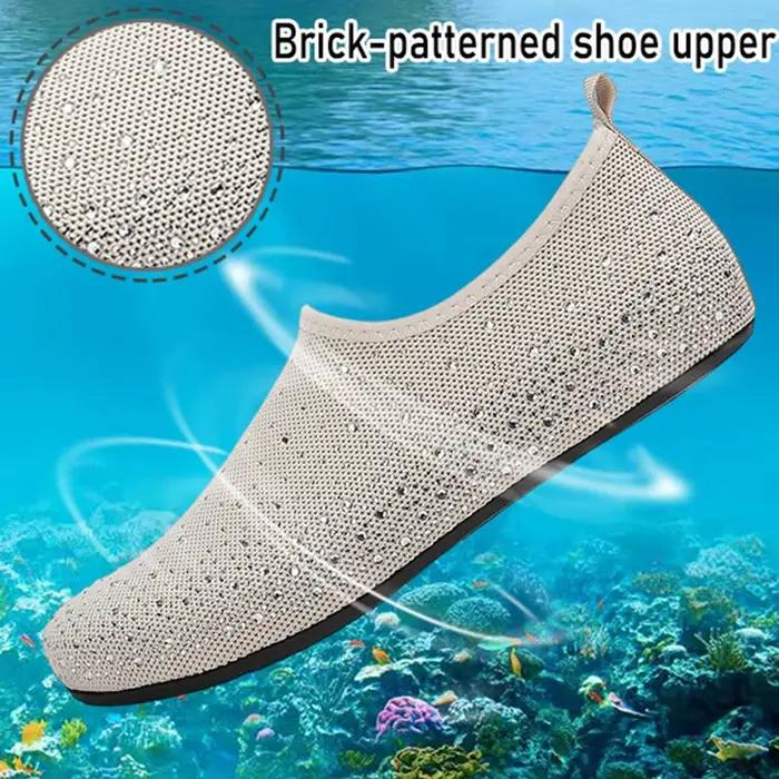 Chaussures de plongée pour femmes, chaussures aquatiques pour hommes, chaussettes de sport aquatiques pour la plage, baskets pieds nus, chaussures de fitness, de danse, de natation, de surf et de plon