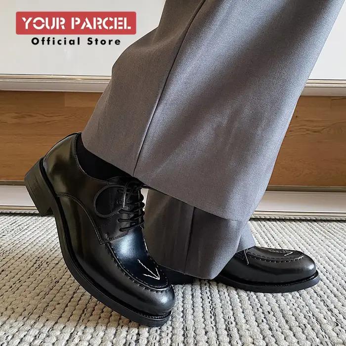 Chaussures derby décontractées avec motif flèche pour hommes