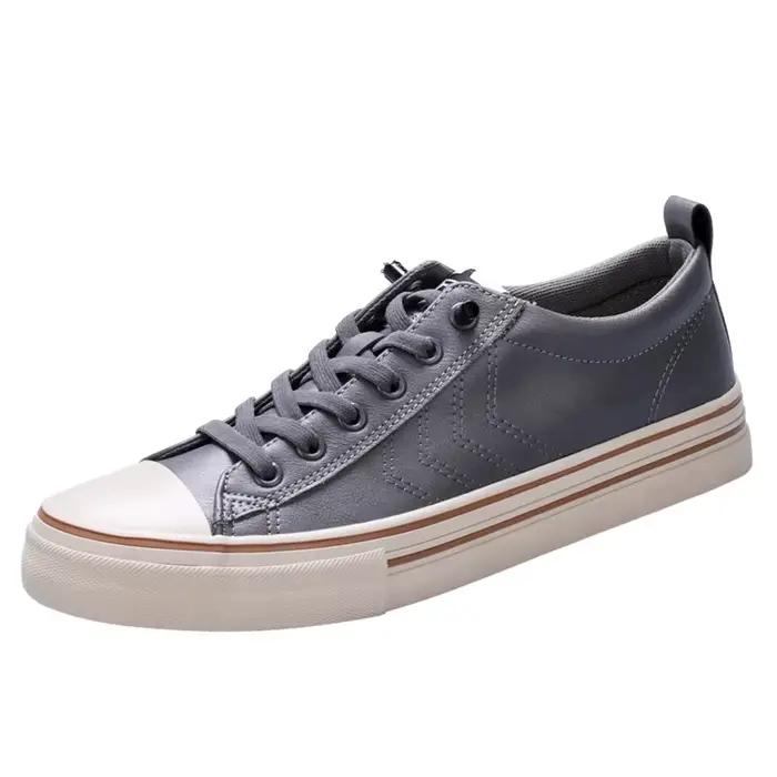 Chaussures en cuir pour hommes basses confortables chaussures de bureau plates décontractées chaussures en cuir pour hommes chaussures classiques travail de bureau d'affaires 23848