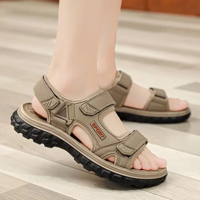 Sandales hommes mode d'été nouveau style vêtements de plein air semelle souple résistant à l'usure anti-dérapant anti