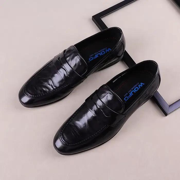 Style européen, chaussures de mariage haut de gamme. Ew Design avec cuir de luxe