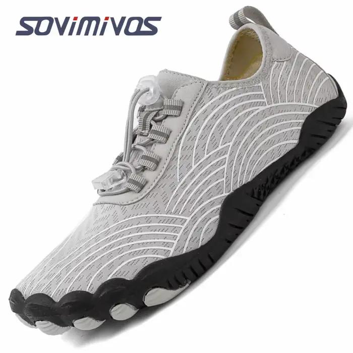 Chaussures de Randonnée SOVIMIVOS pour Homme Tissu Extensible Occasions Décontractées Plage Yoga Eau