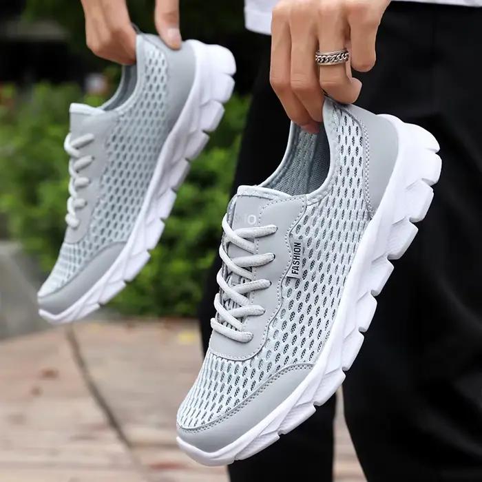 YRZL-Baskets de sport coordonnantes pour hommes, chaussures décontractées respirantes, chaussures de tennis légères, chaussures de plein air, haute qualité, mode estivale
