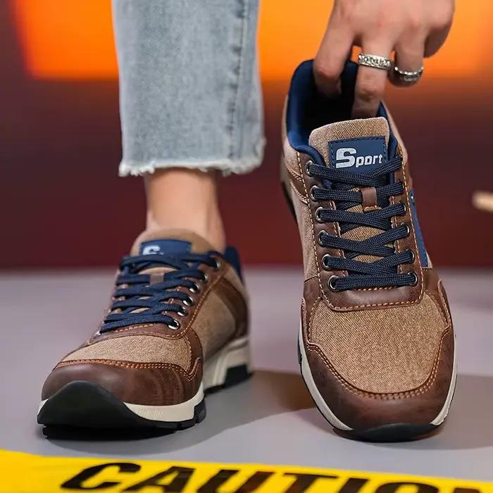Chaussures décontractées en denim pour homme pointure 39 à 46 confortables antidérapantes occasions spéciales et quotidiennes