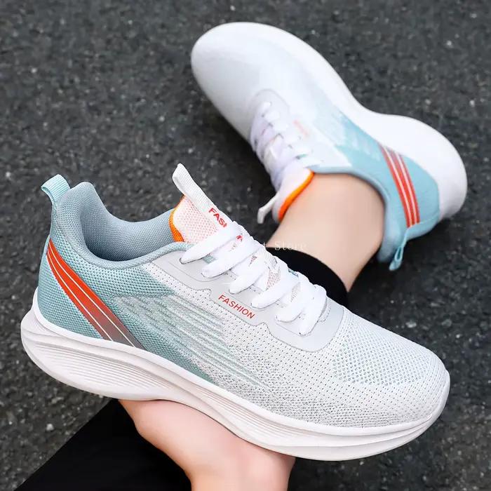 Chaussures de course légères pour hommes été 2025 en maille respirante pour randonnée et activité physique en plein air antidérapantes