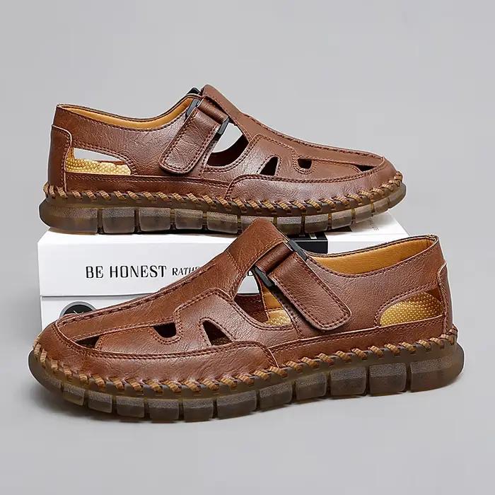 Sandales pour hommes confortables chaussures d'été respirantes