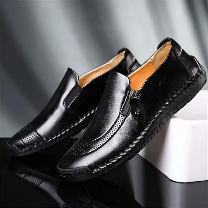 Chaussures en cuir faites à la main pour hommes, mocassins de haute qualité, confortables, à semelle souple, de marche, offre spéciale, chaussures de conduite, nouvelle collection
