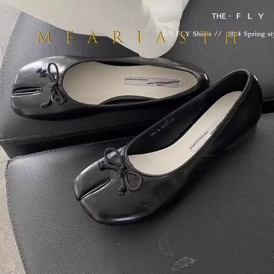 Tabi chaussures Ballet Falts ballerine en cuir