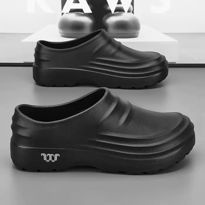 Sandales antidérapantes homme classiques pour extérieur imperméables et confortables pointure 36 à 48 pour travaux et loisirs