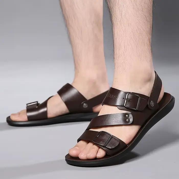 Sandales en cuir pour hommes