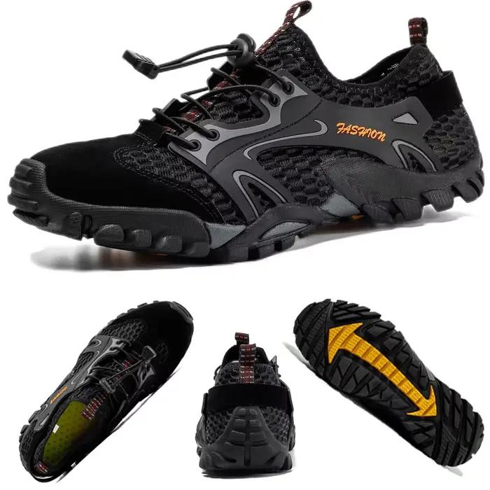 Chaussures d'eau RUNPLAY respirantes pour hommes, baskets de randonnée, escalade, pêche, navigation fluviale, grandes tailles