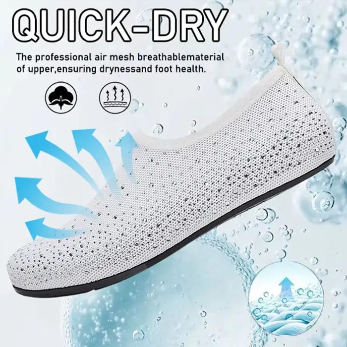 Chaussures de plongée pour femmes, chaussures aquatiques pour hommes, chaussettes de sport aquatiques pour la plage, baskets pieds nus, chaussures de fitness, de danse, de natation, de surf et de plon