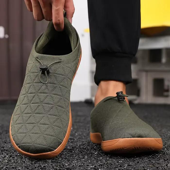 Chaussures en maille large minimaliste et unisexe pour une marche confortable et les activités de plein air décontractées avec semelles souples adaptées aux voyages