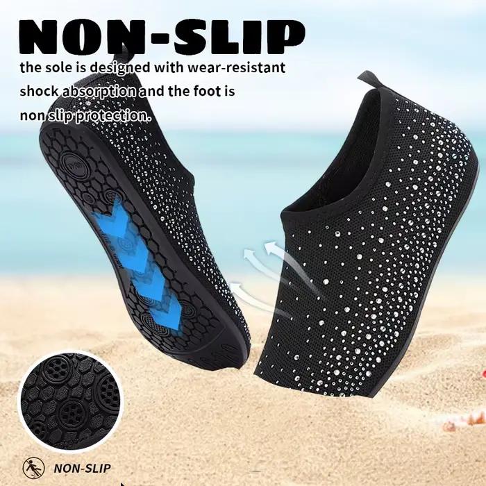 Chaussures de plongée pour femmes, chaussures aquatiques pour hommes, chaussettes de sport aquatiques pour la plage, baskets pieds nus, chaussures de fitness, de danse, de natation, de surf et de plon