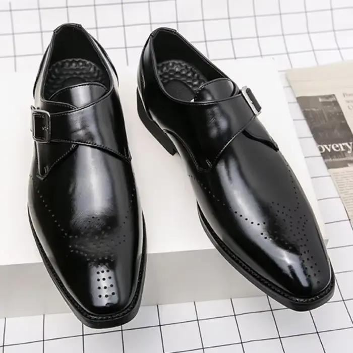 Mocassins en cuir décontractés pour hommes, chaussures provoqué de bureau, chaussures d'affaires classiques, chaussures de mariage de luxe, designer, haute qualité