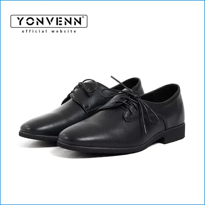 Chaussures Dylan Derby homme cuir véritable bout carré élégantes vintage pour hommes quotidien occassions spéciales