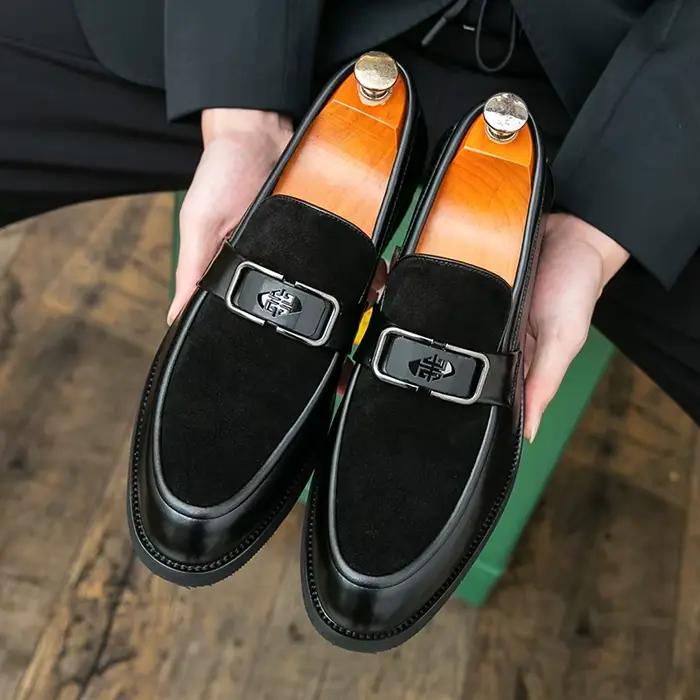 Mocassins marron de marque de haute qualité pour hommes