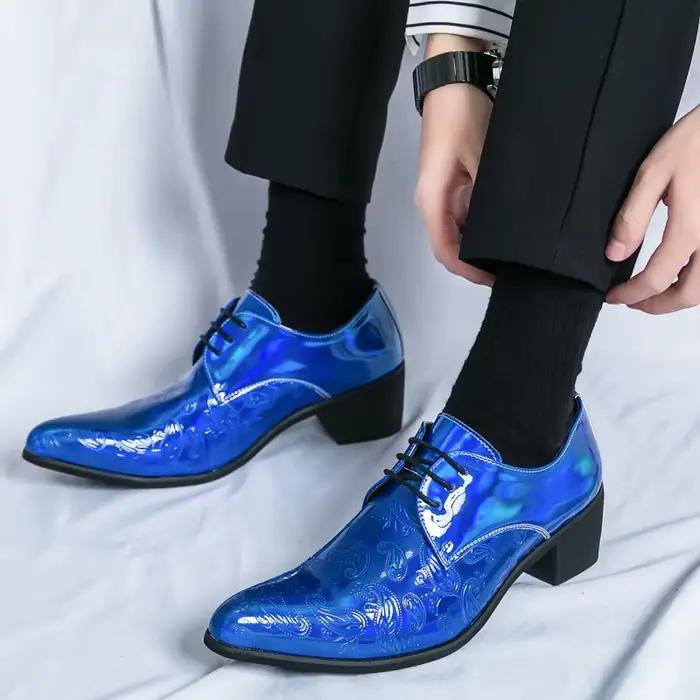 Chaussures Chelsea Homme Dorées Tendance – Nouveauté Europe et Amérique