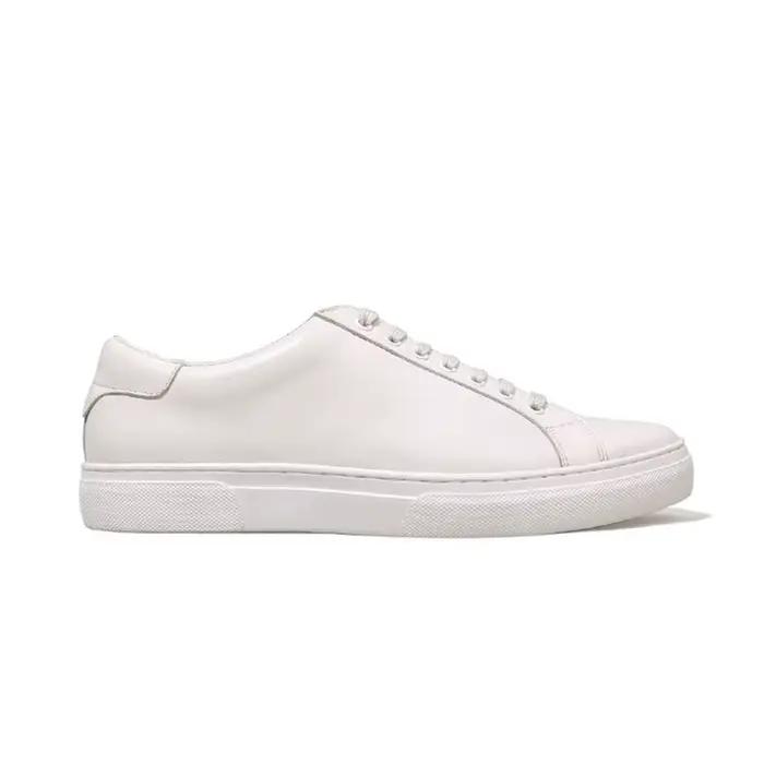 ALAIS MAE Baskets blanches en cuir pour hommes