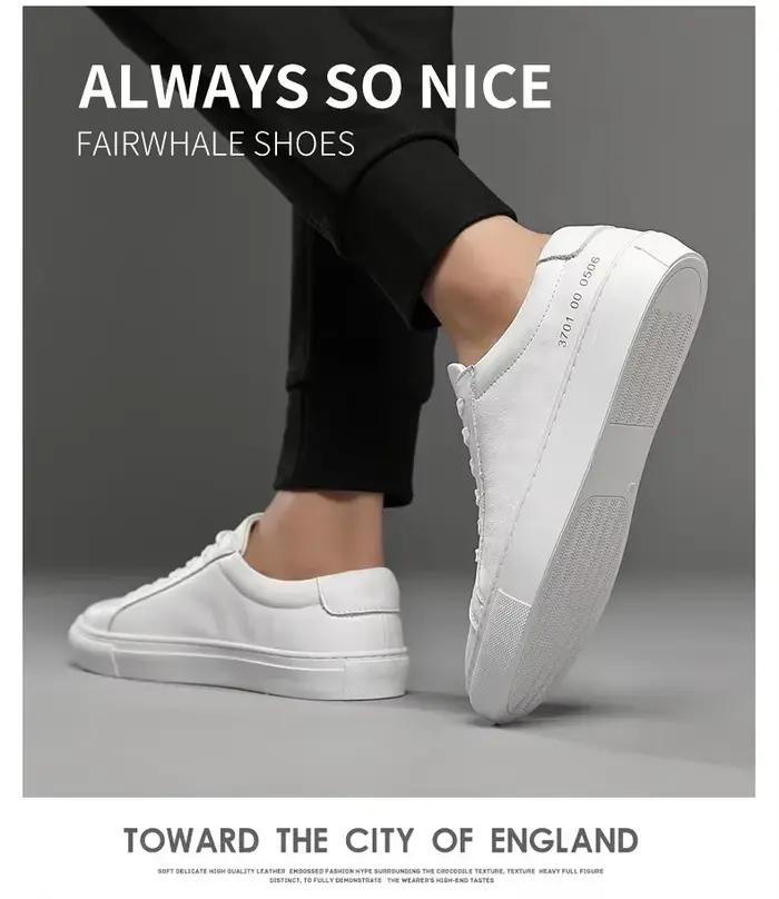 Chaussures pour hommes en cuir véritable italien 2025