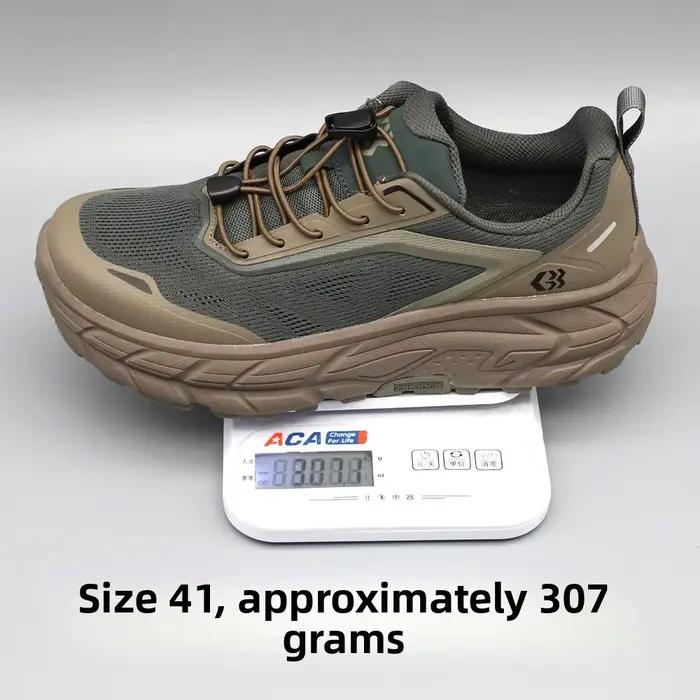 Chaussures de sport décontractées pour hommes automne nouveau style léger respirant fond souple anti-dérapant résistant à l'usure randonnée escalade...