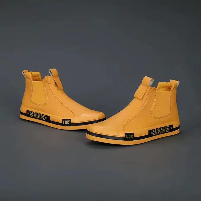 Bottes décontractées LEDP en cuir artificiel pour hommes printemps automne confortables et élégantes à offrir pour occasions spéciales