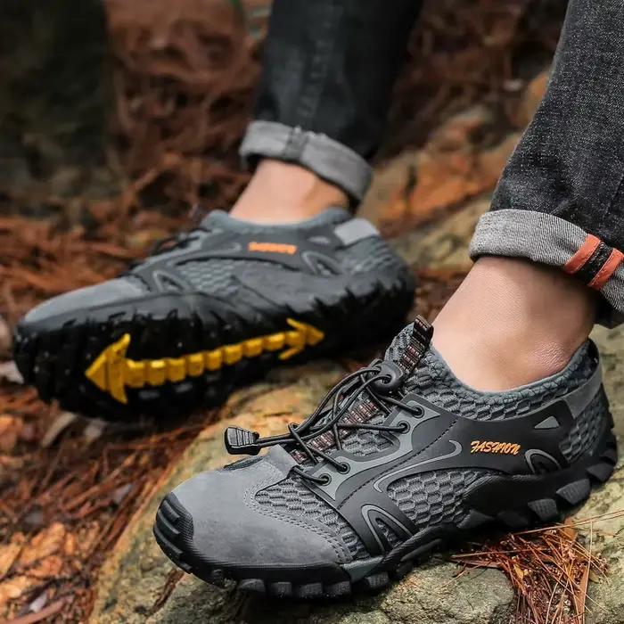 Chaussures d'eau RUNPLAY respirantes pour hommes, baskets de randonnée, escalade, pêche, navigation fluviale, grandes tailles